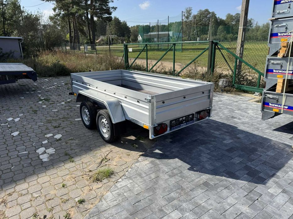 Nowa przyczepka 270x125x39cm Niewiadów BO7270T spawana dwuosiowa mocna