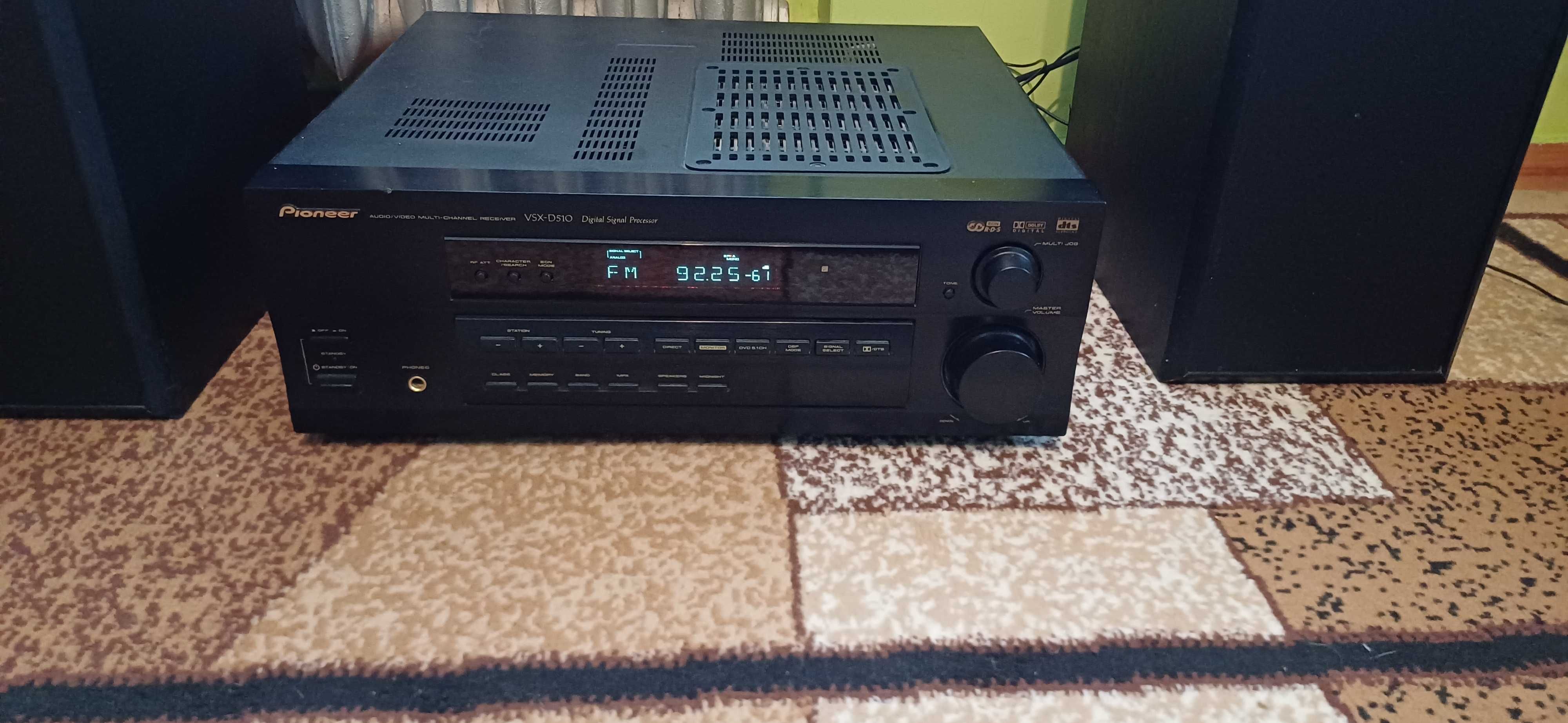 Pioneer VSX-D510 + dwie kolumny Pioneer S-H309V