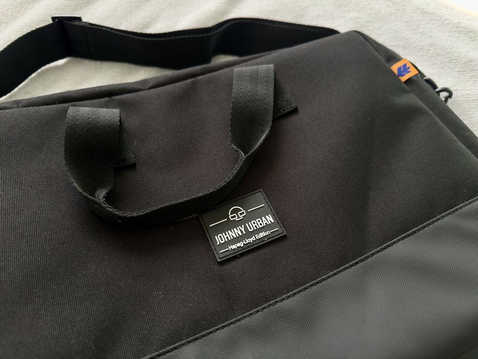 Czarna torba na ramię na laptop Johnny Urban Hapag-Lloyd Edition