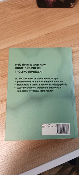 Mały słownik techniczny Angielkso-Polski i Polsko-Angielski.
