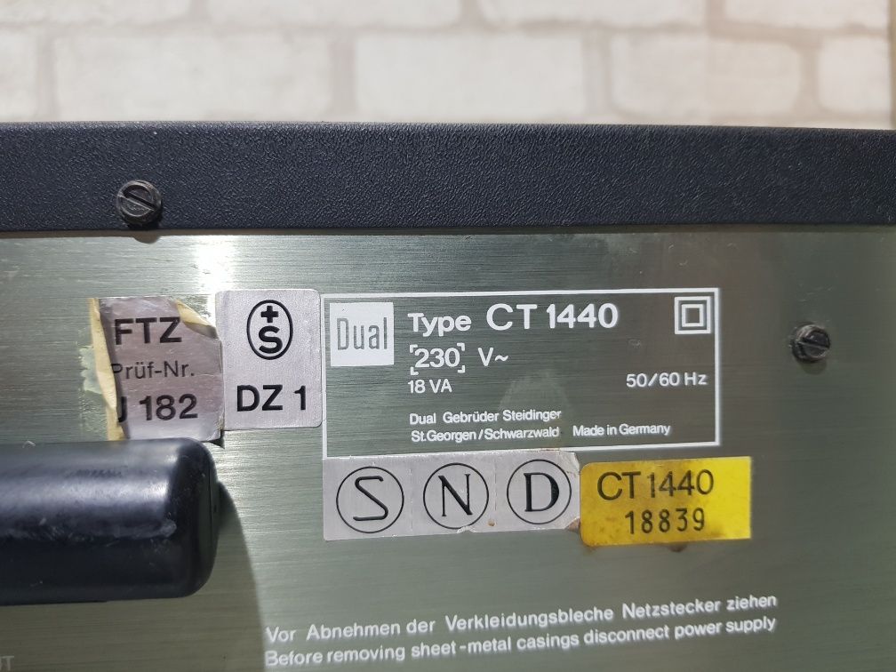 FM/AM Стерео тюнер Dual CT-1440  б/у з  Німеччини