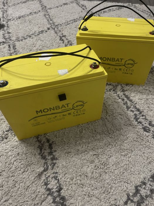 Аккумулятор гелевый 12V 100Ah ELECTRON (Monbat) Carbon gel