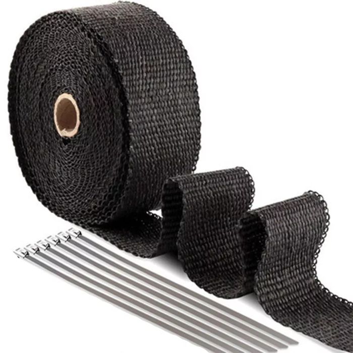 Термолента на выхлопную систему термобинт на коллектор глушитель