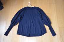 100% merino wool sweter damski granat ella&il r. M