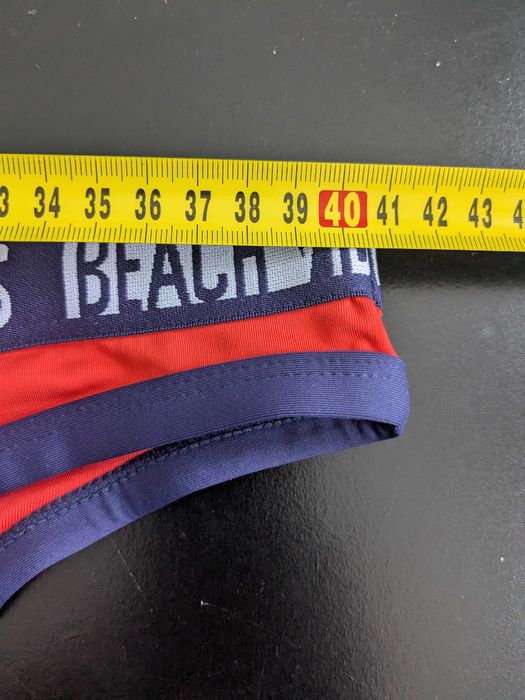 Next figi bikini granatowo czerwone białe rozm. 42