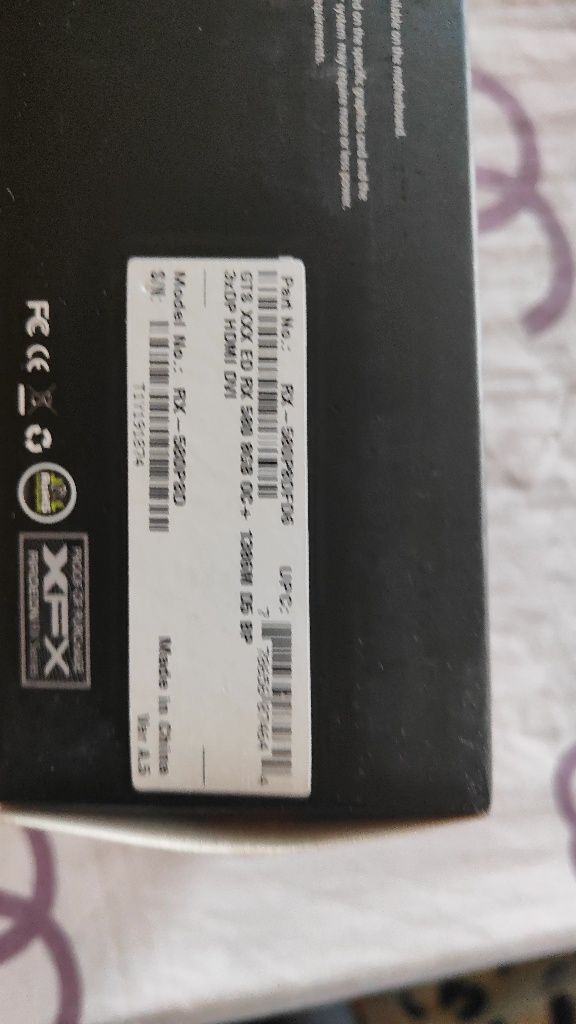 Відеокарта Xfx 8gb  rx580