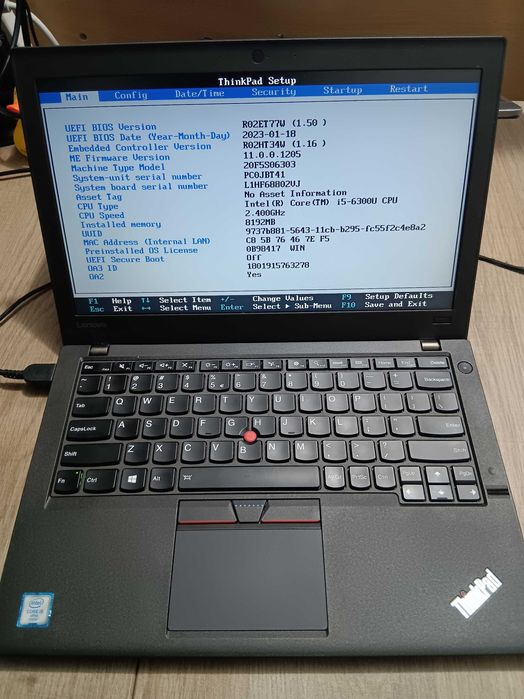 Lenovo Thinkpad X260 czytaj opis