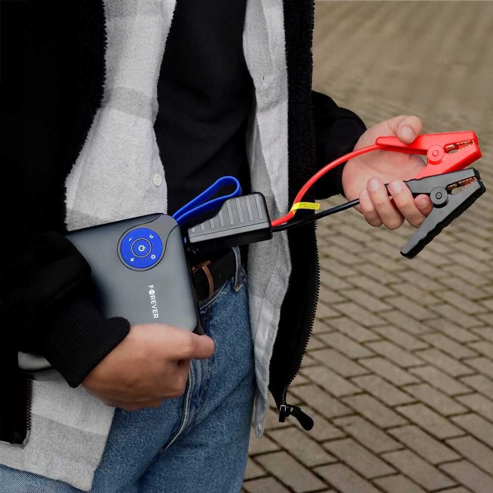 Urządzenie Rozruchowe Jump Starter Powerbank Kompresor Forever JS-400