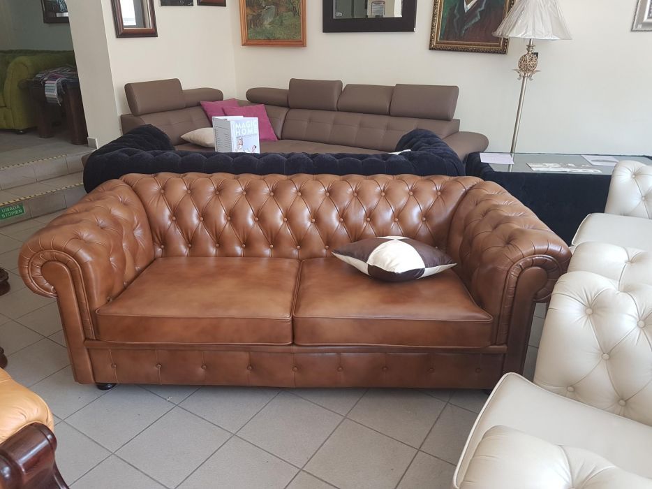 Chesterfield kanapa 3-os