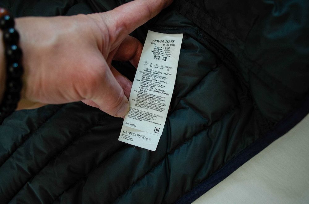 Armani Jeans Жилетка Микро Пуховик Оригинал! Размер M-L