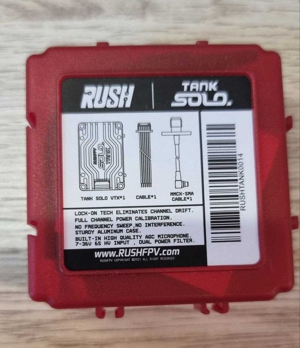 Відеопередавач Rush Tank Solo 1.6W 5.8G VTX