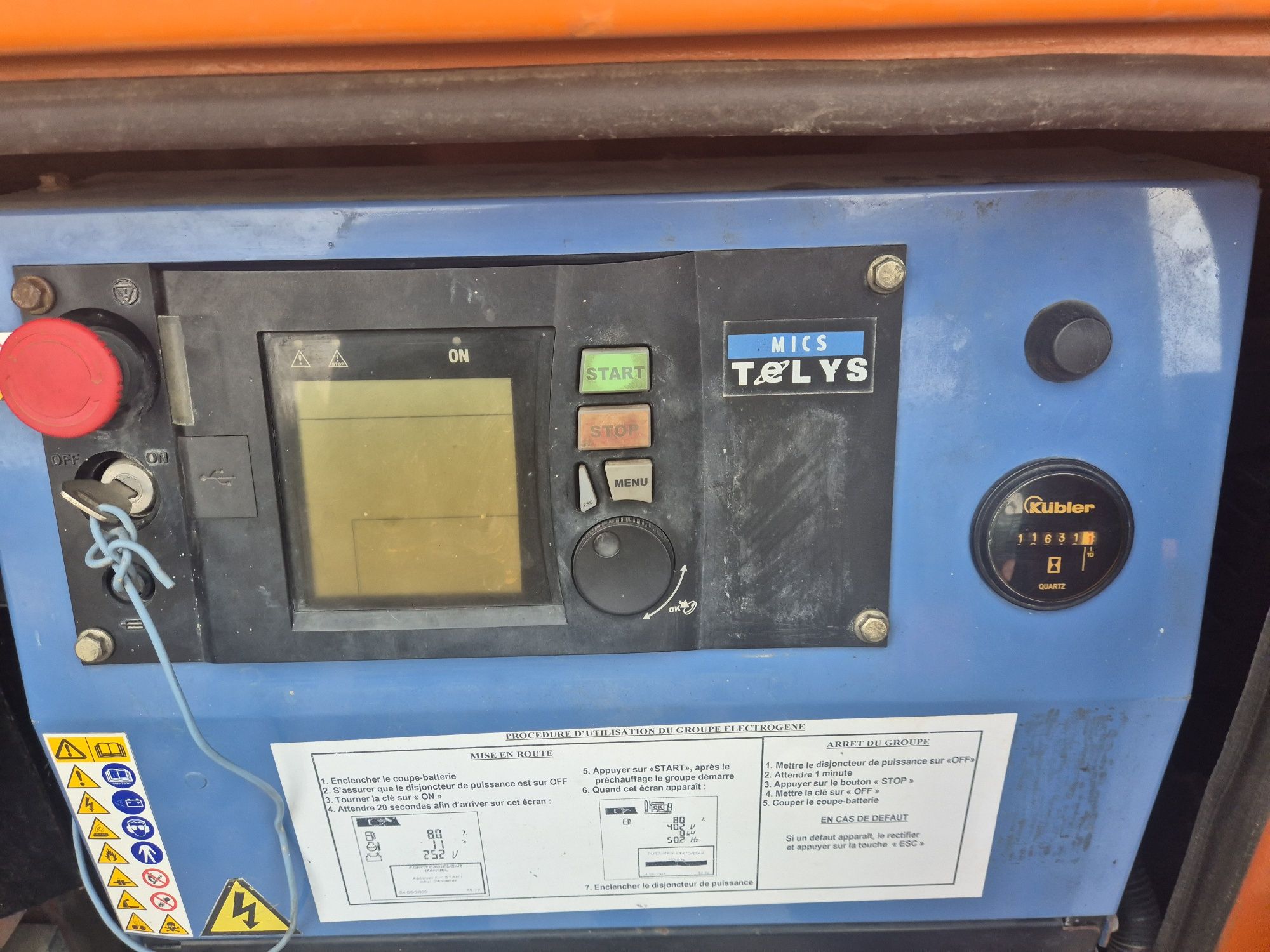 Generator prądu SDMO 45 KVA diesel