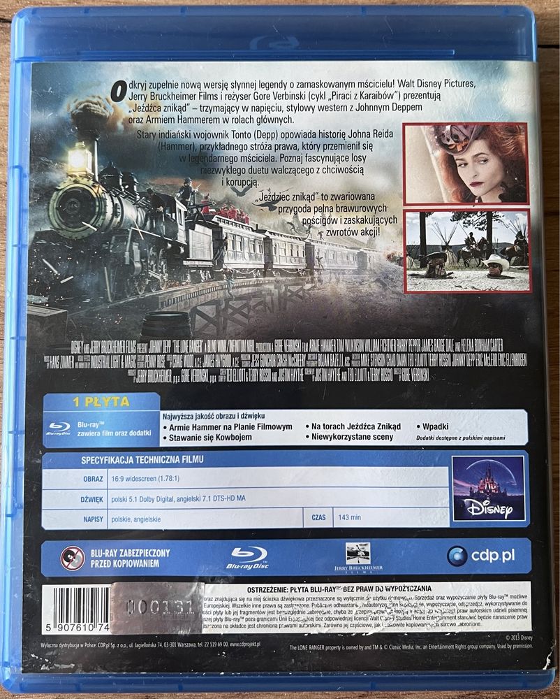 Jeździec znikąd film na płycie blu-ray
