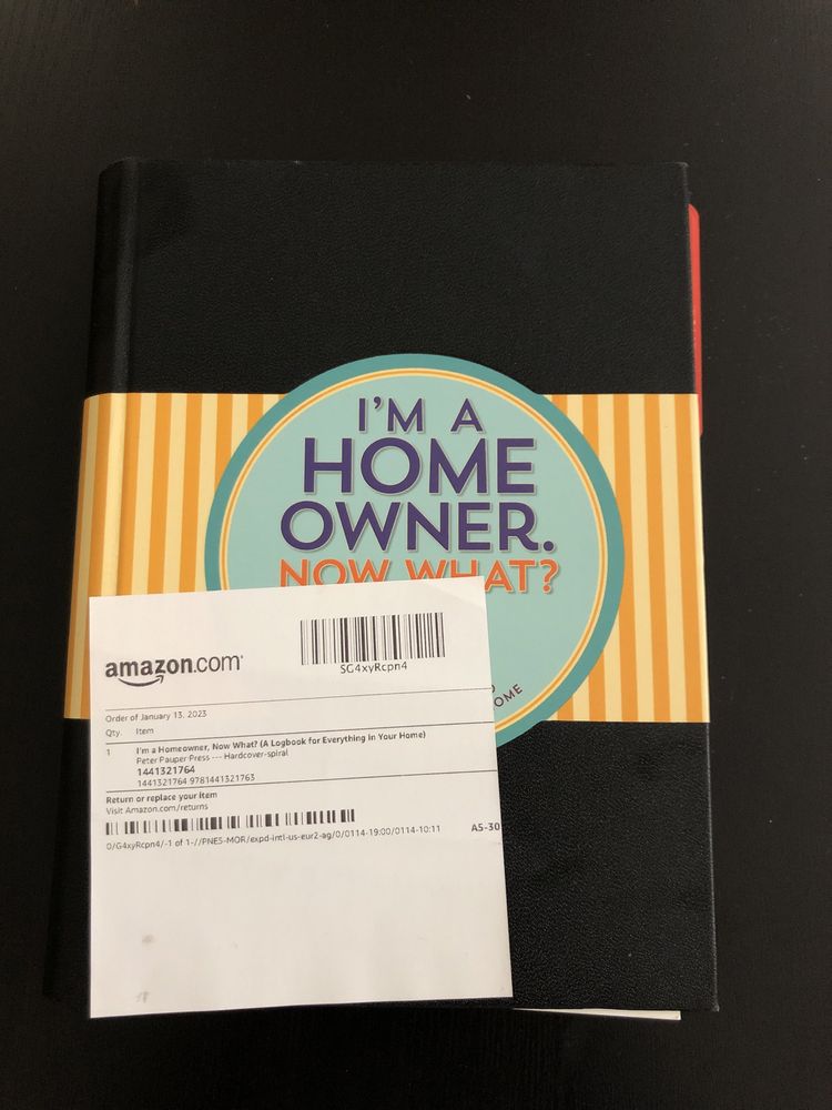 Caderno “i’m a home owner”