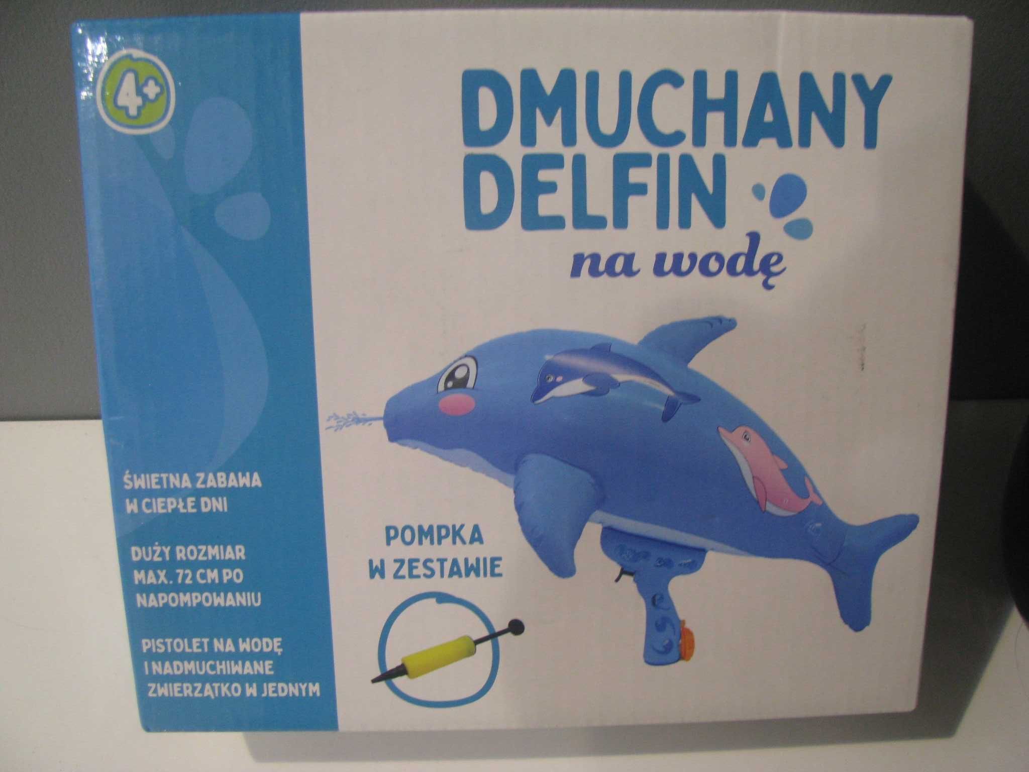 Nowy dla dzieci pistolet na wodę dmuchany delfin sikawka