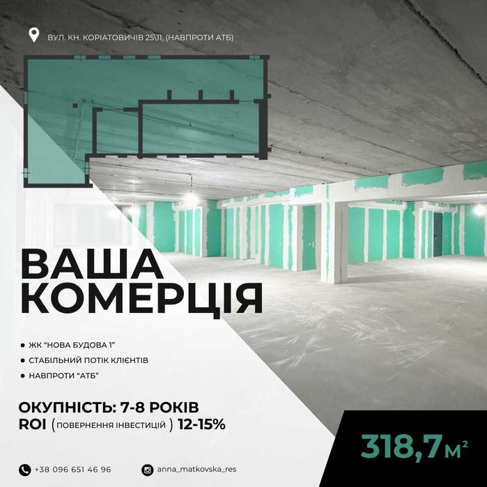 Комерційна нерухомість ЖК Нова Будова-1