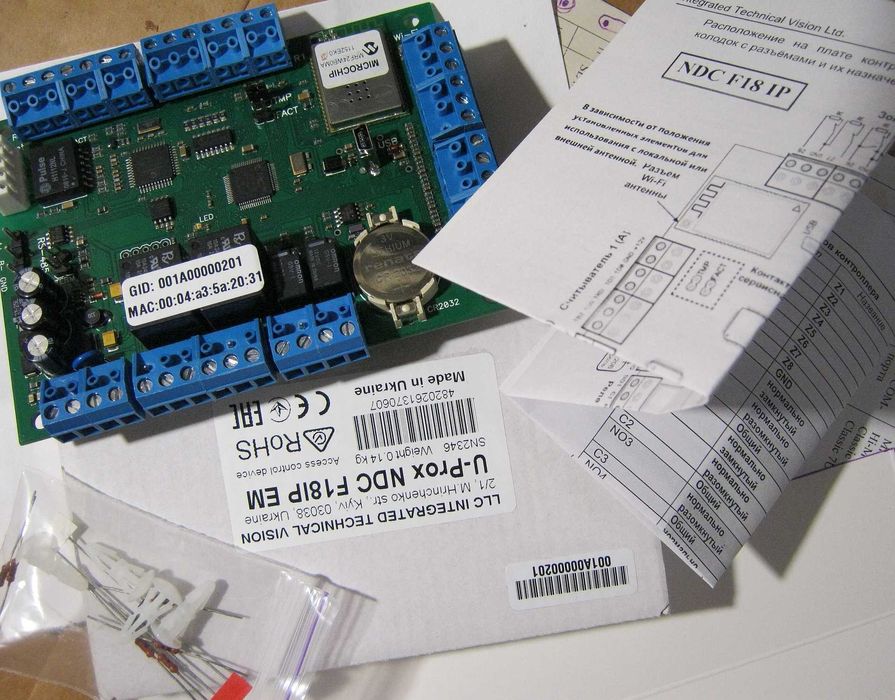 U-Prox NDC F18 IP ( аналог IP400 ) Контролер керування обмеж доступу