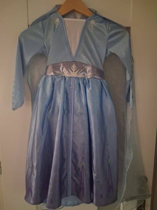 Sukienka Elsa na bal przebierancow