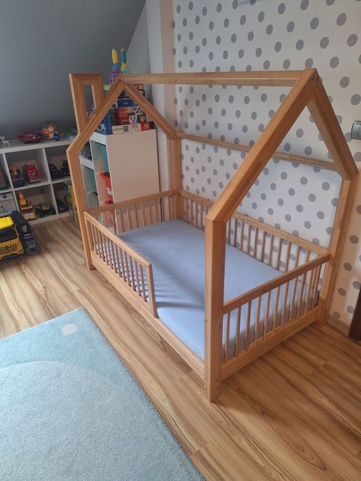 Łóżeczko dziecięce domek 140x80