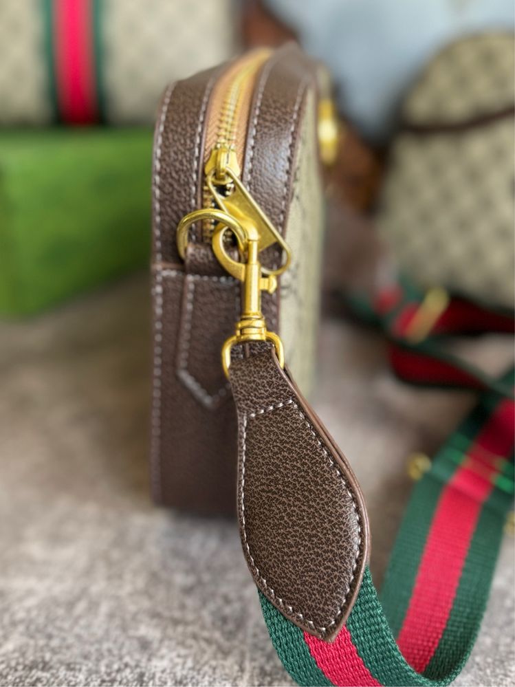 Сумка чоловіча жіноча Gucci гуччи месенджер гучі шкіряна кросбоді GG
