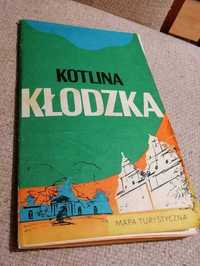 Mapa Turystyczna Kotlina kłodzka 1972