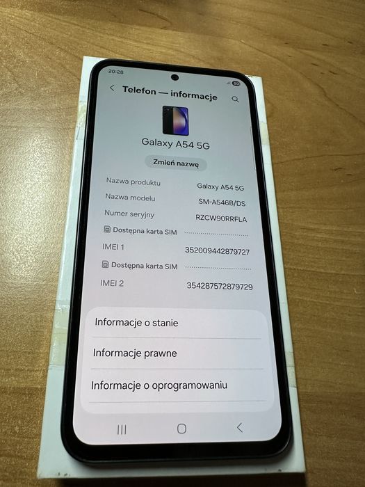 Samsung a54 na cześci