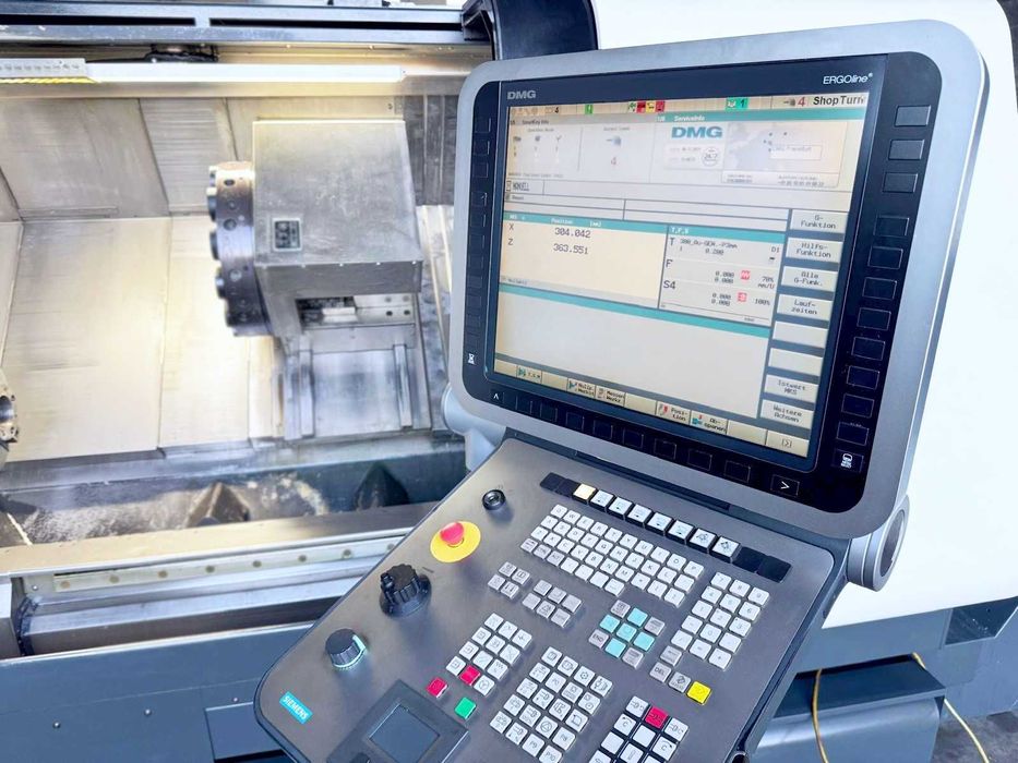 Tokarka CNC DMG GILDEMEISTER NEF 600 V3 napędzane narzędzia |z Niemiec