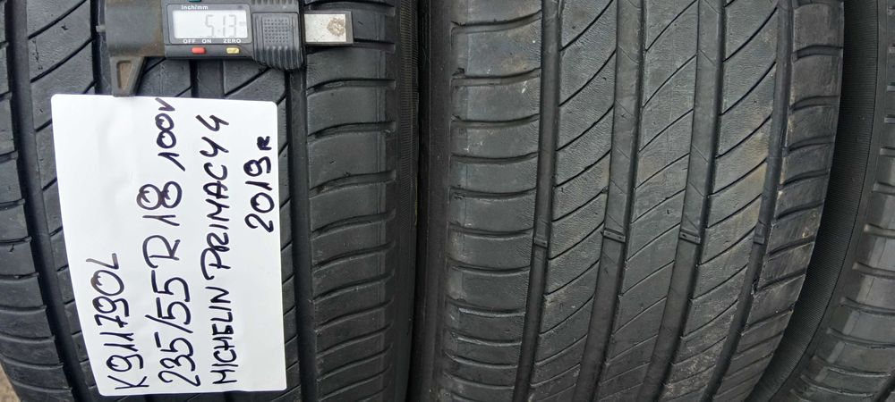 K911790L Komplet 235/55R18 100V Michelin Primacy4 2019rok