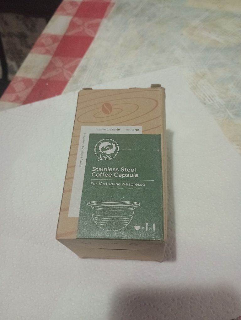 Cápsula inox reutilizável Vertuoline Nespresso