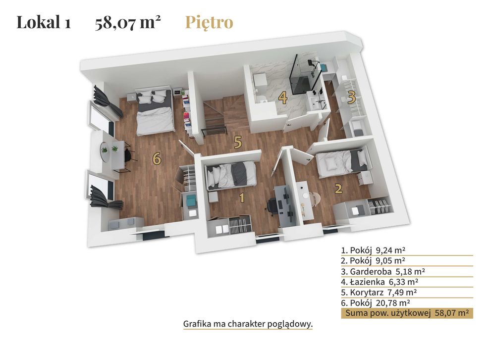 Dom BLIŻNIAK Lunaro A z garażem i ogrodem-Bukówko  Krotoszyn