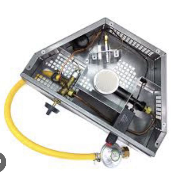 КОЛБА И БЛОК УПРАВЛЕНИЯ НОВОЕ  ДЛЯ Обогреватель газовый Ballu BOGH-15