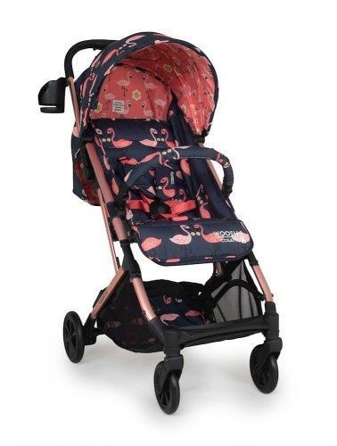 Lekka spacerówka Cosatto WOOSH 3 - Pretty Flamingo z rączką jak torba!