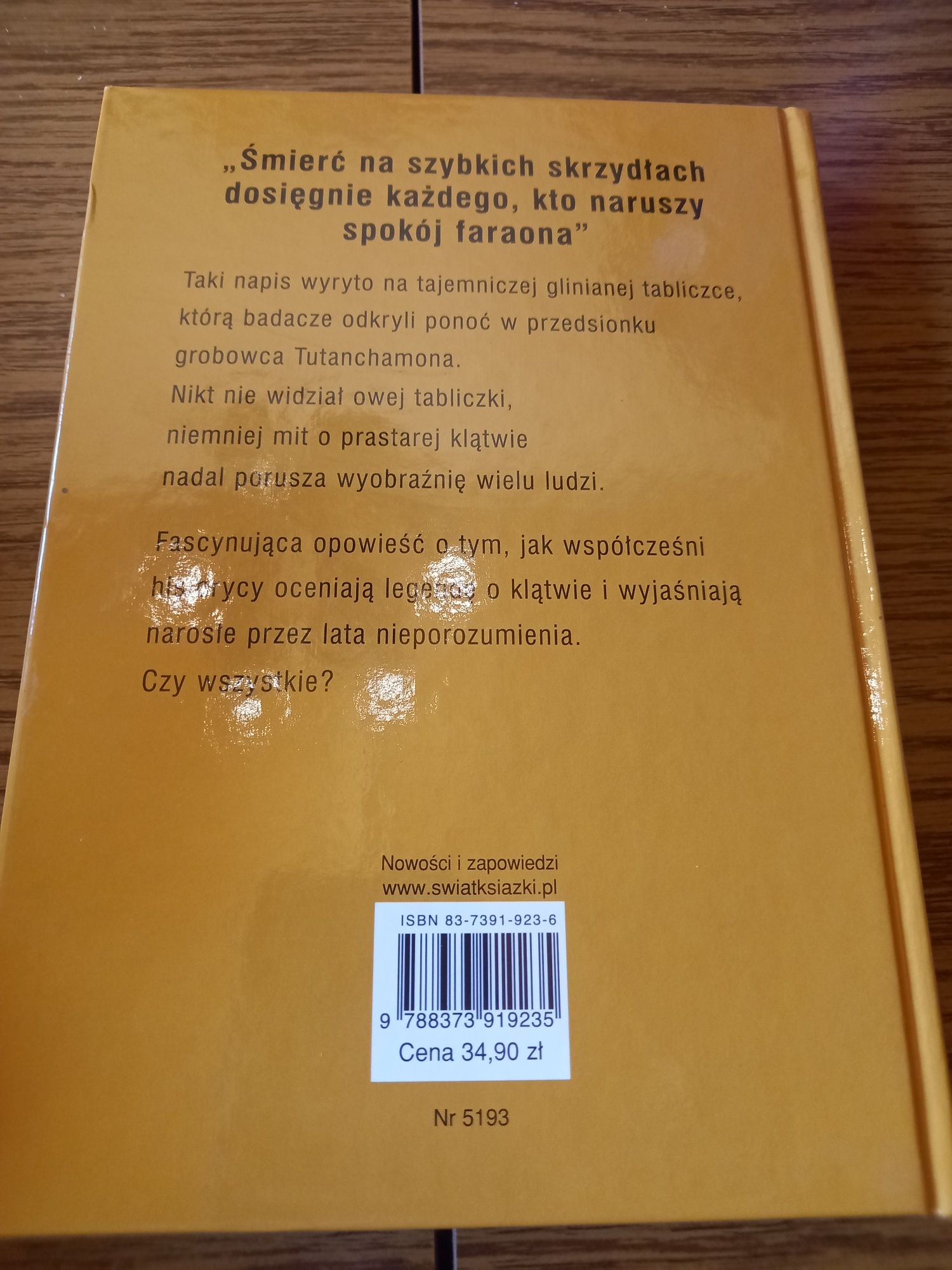 Klatwa faraona  Philipp Vandenberg