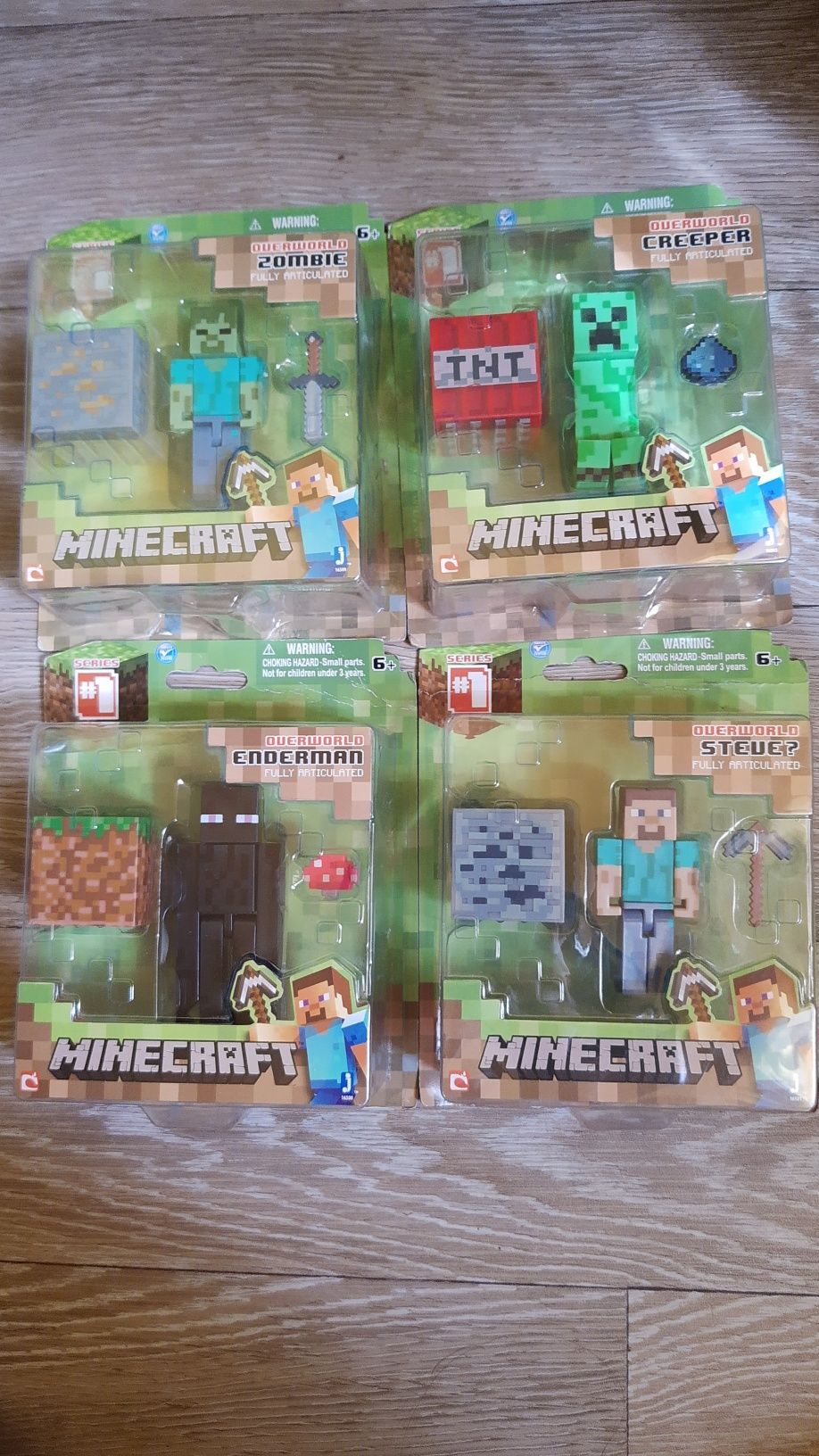 Oryginalne figurki Minecraft