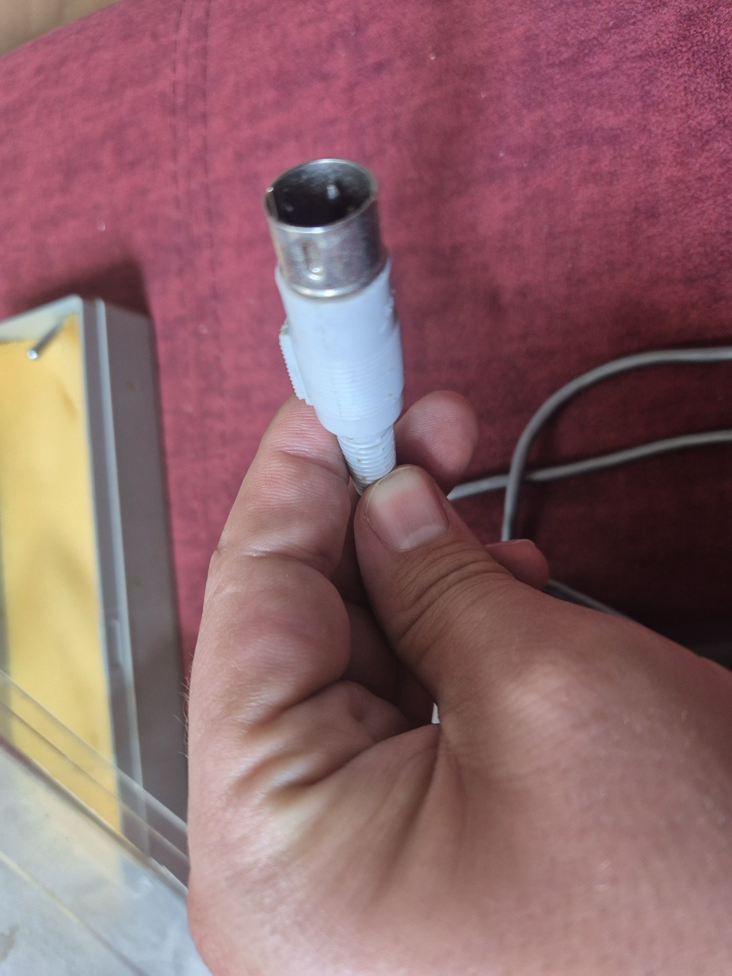 Mikrofon do magnetofonu szpulowego Unitra ZK145 Tonsil MDO-IX DIN
