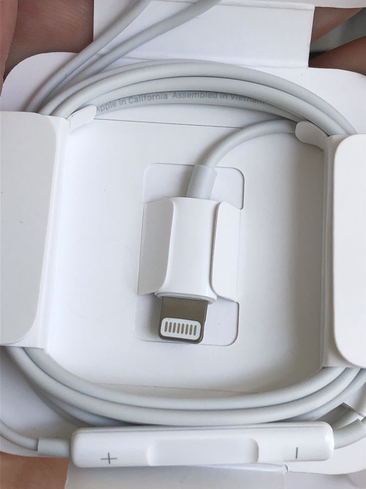 Оригинальный шнур зарядка, кабель USB C, lightning, наушники Earpods