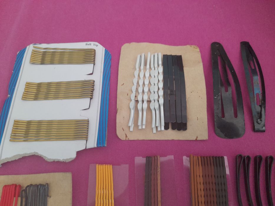 Conjunto de ganchos para o cabelo