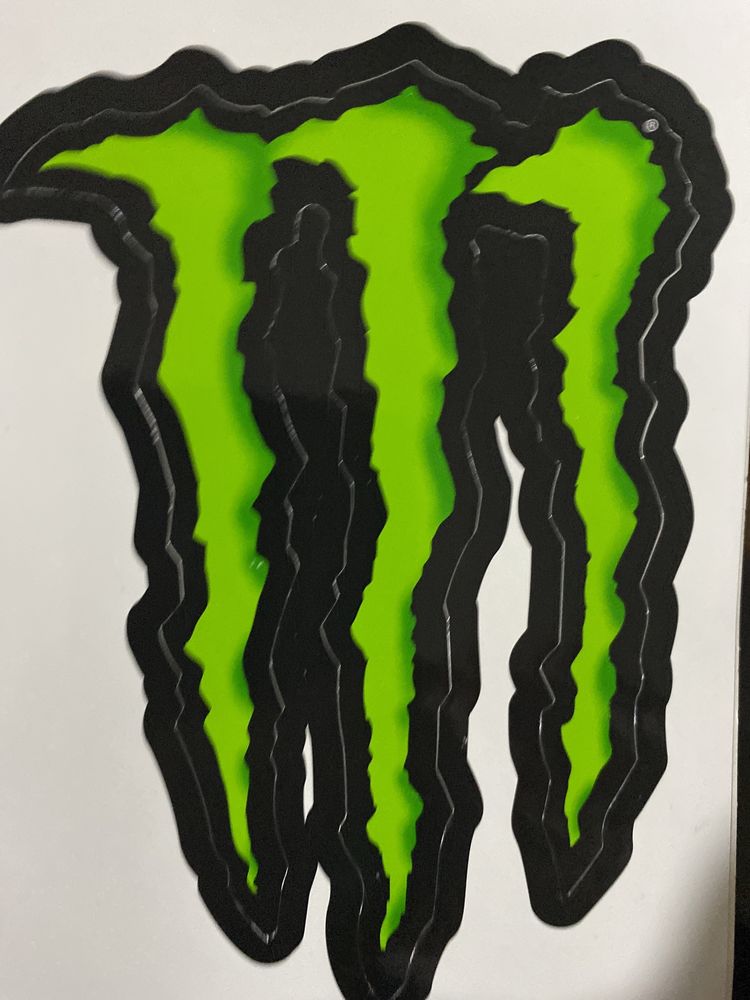 Autocolantes Monster Energy.