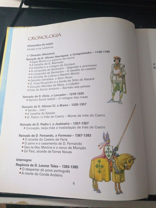 Conjunto de Livros sobre a História de Portugal