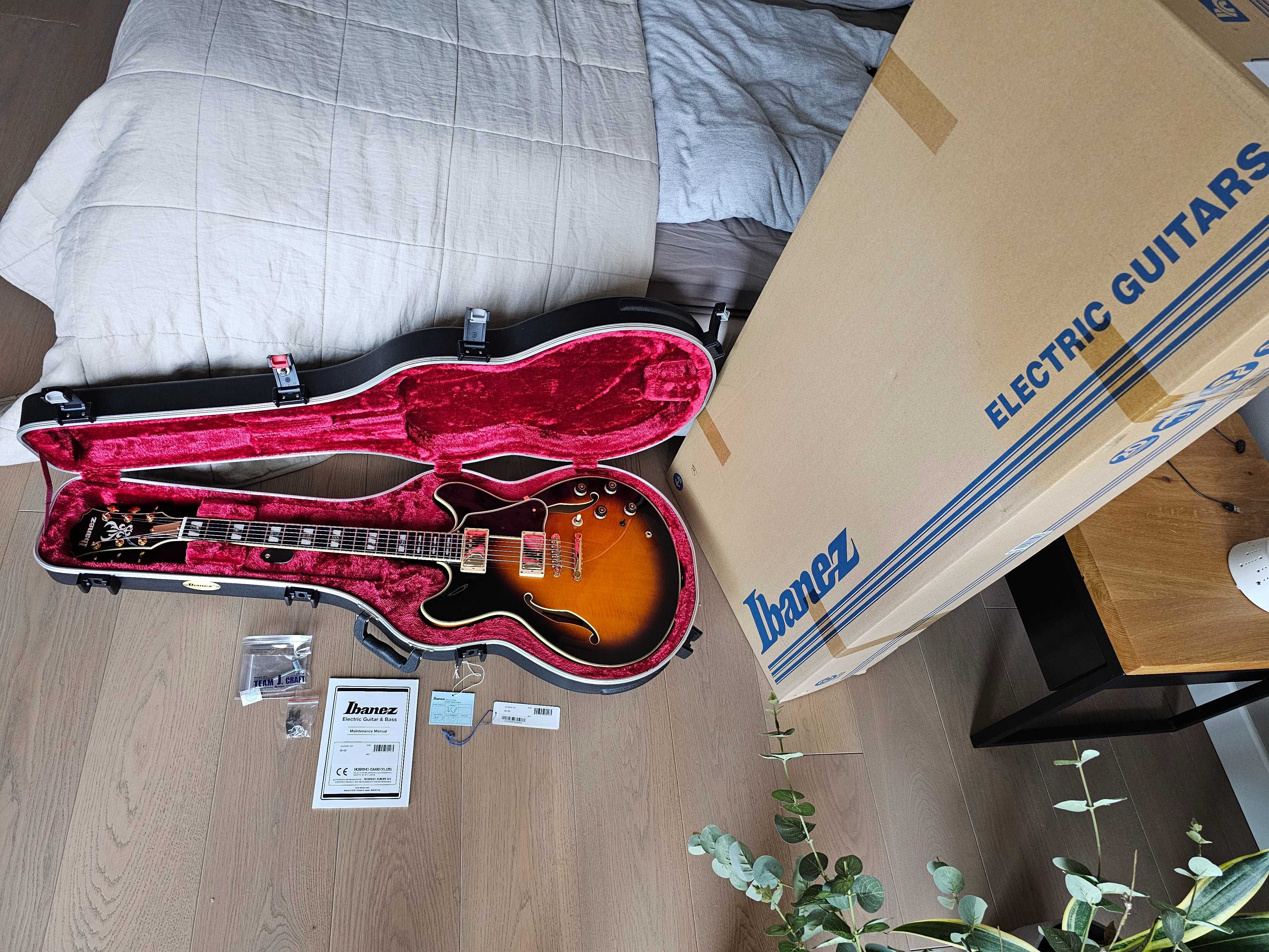 Gitara elektryczna Ibanez AS2000-BS Artstar Prestige - Semi-Hollow