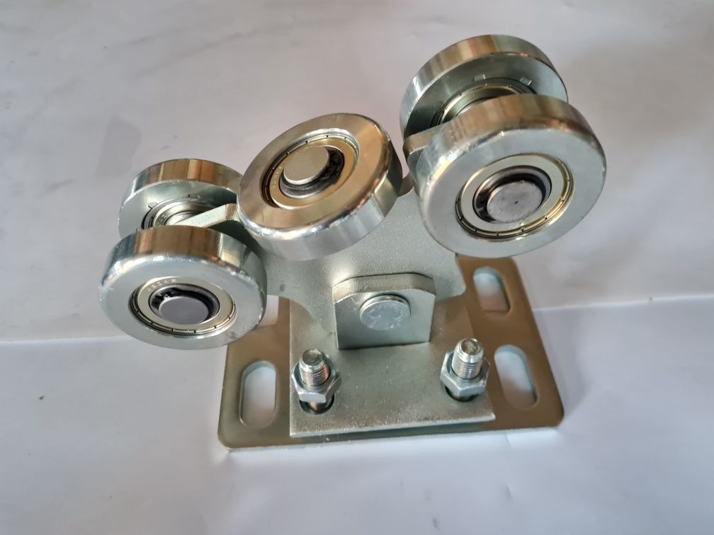 Komplet Pakiet Wózków 5-Rolkowych do Profilu 80x80x5mm z Akcesoriami