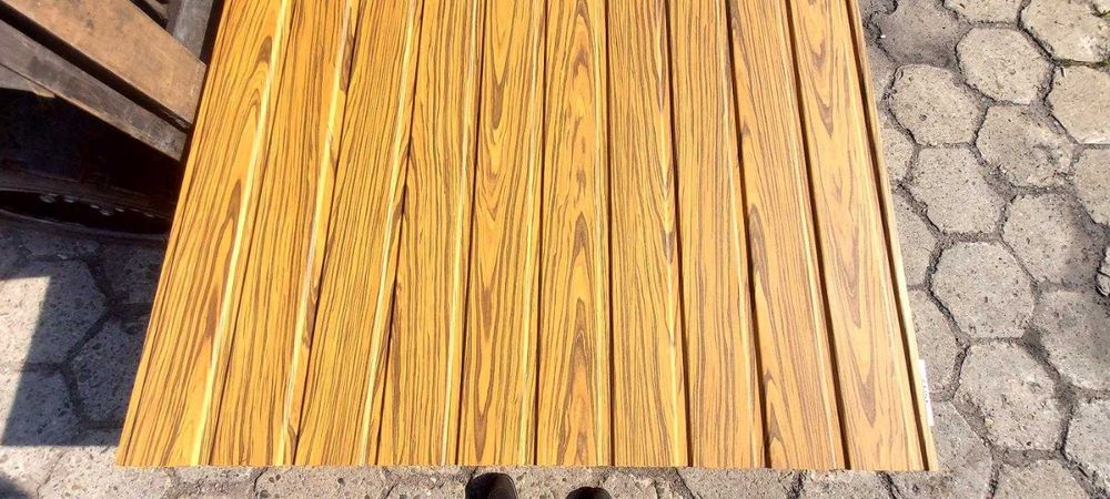 Blacha trapezowa 2 gatunek - imitacja drewna - niski trapez TBD-7