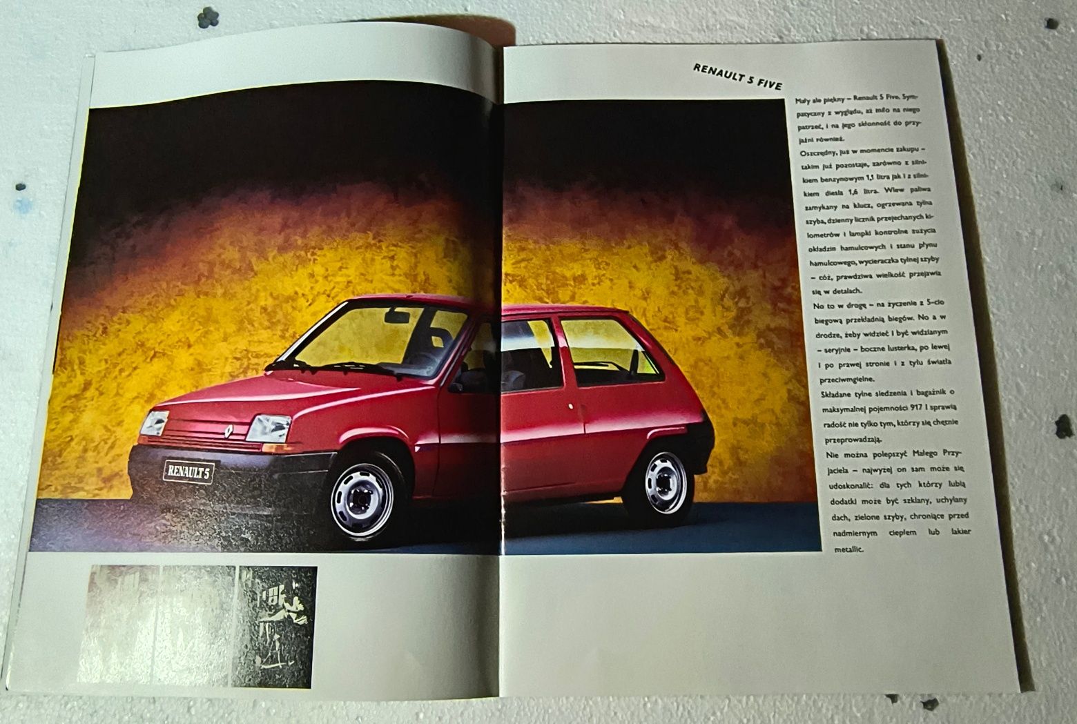 Prospekt renault katalog aut 1992