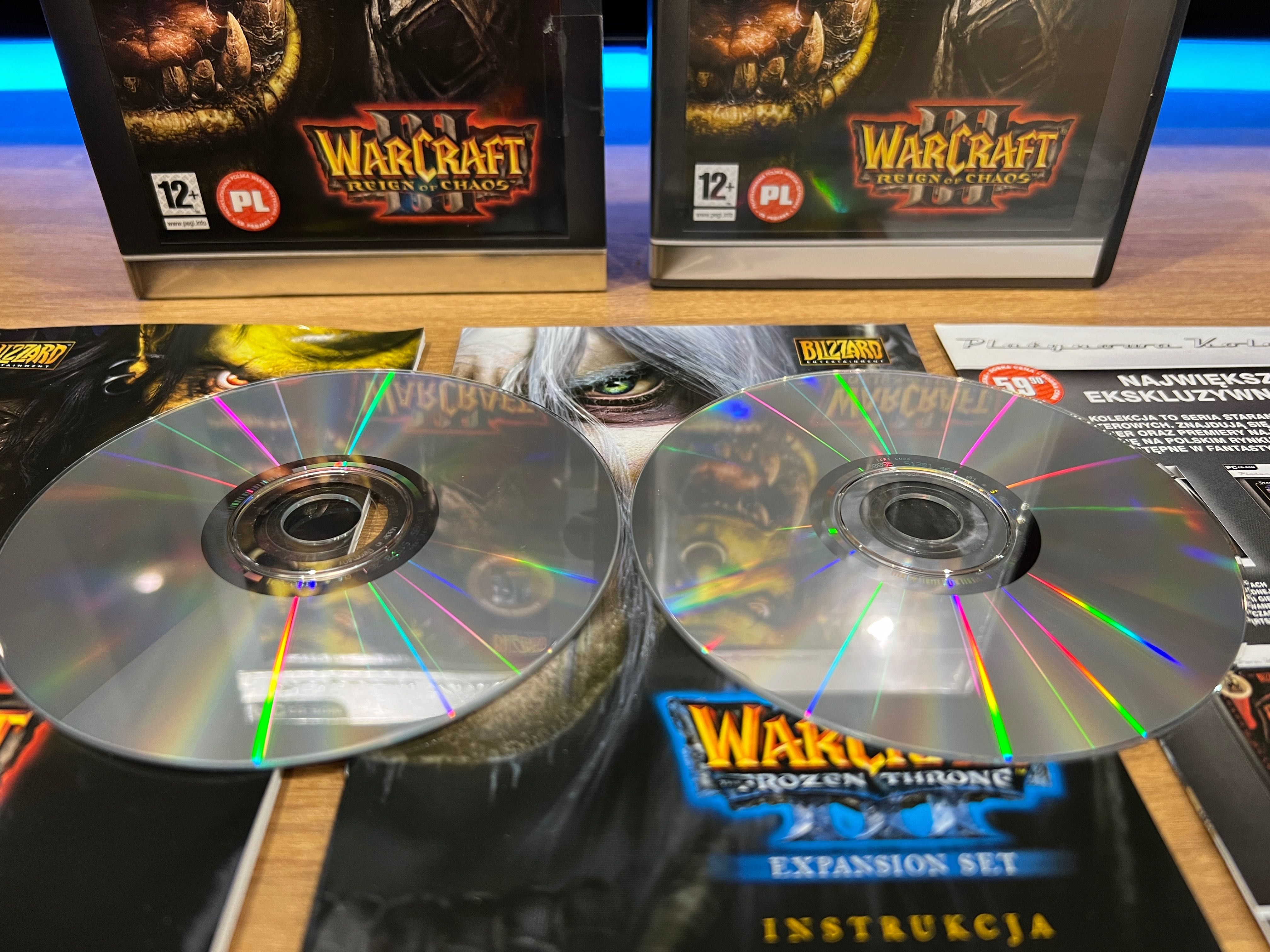 Warcraft III 3 (PC PL 2002) slipcase box wydanie Platynowa Kolekcja