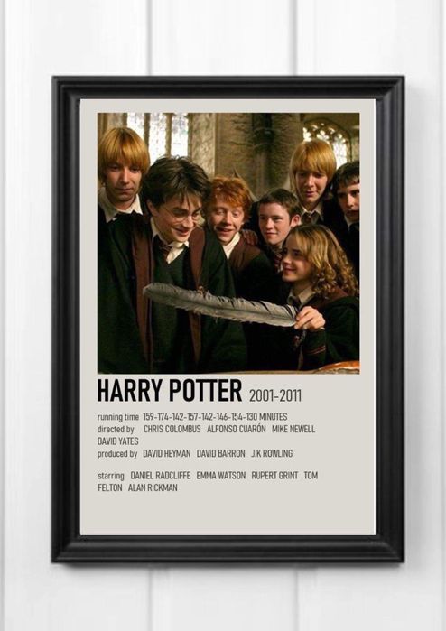 Nowy plakat poster A4 kodak harry potter