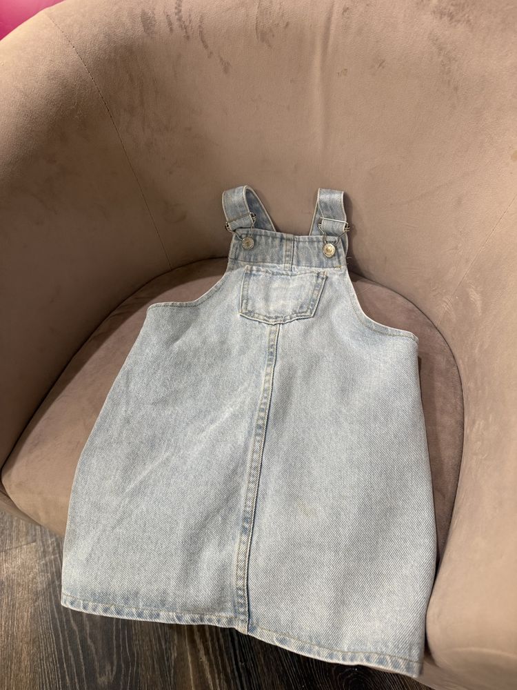 Джинсовий сарафан zara
