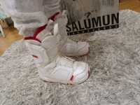 Białoróżowe buty snowboardowe Salomon Pearl 24,5cm/7,5 US/39 EU