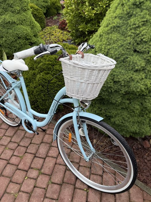 Rower miejski Catherina 28” rama 19” 7 biegów Shimano, koszyk, lampki