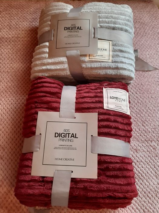 Mantinhas Pelúcia / Flanela Caneladas - Novas