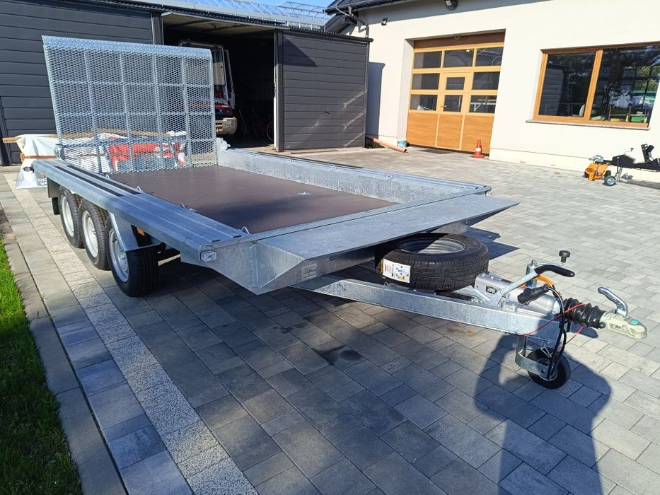 Przyczepa pod minikoparkę 3500kg duża największy wybór w Polsce od ręk